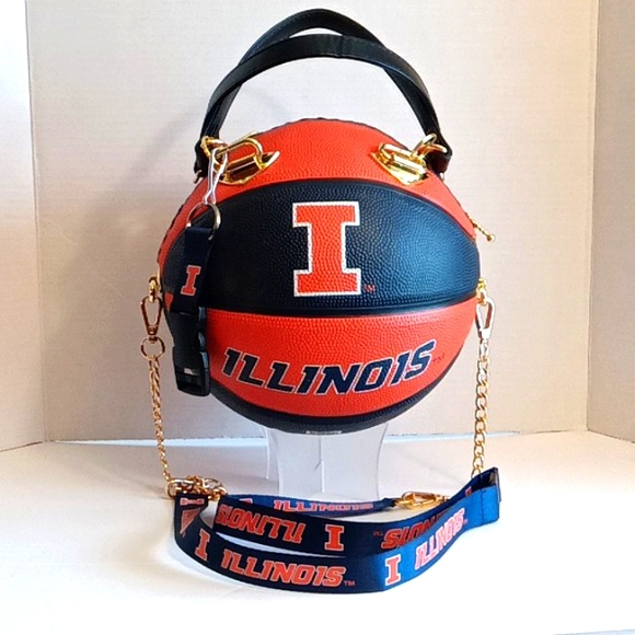 Handbags - LIMITED EDITION HANDMADE "ILLINOIS" Basketball Pure 🏀